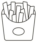 Coloriage Frites Coloriages Imprimer Gratuits