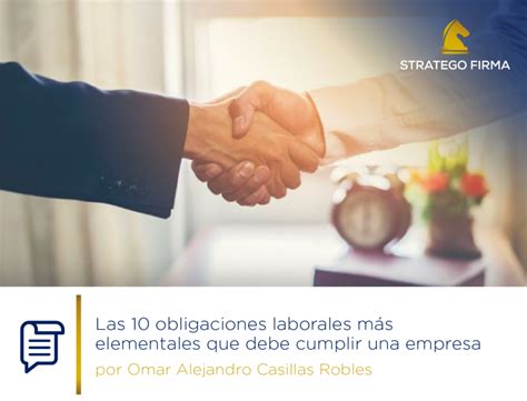 Top De Las Obligaciones Patronales M S B Sicas Stratego Firma