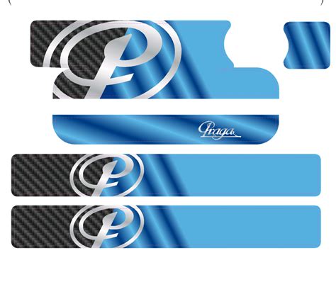 Praga Replica Iame X30 Mini Big Radiator Sticker Kit 2020