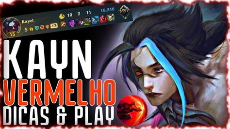 CARA O NOVO KAYN VERMELHO FICOU ABSURDO NA JUNGLE DO WILD RIFT YouTube