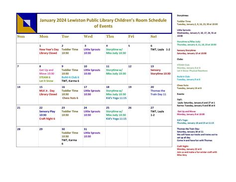 Lewiston Events Calendar - Farah Chrystal