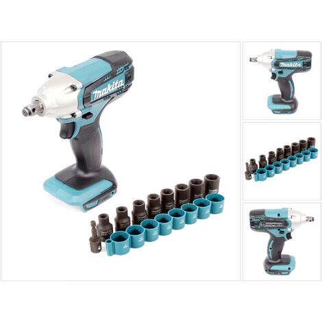 Makita DTW 190 Z Li ion Boulonneuse à chocs sans fil 18V 9 Jeux de