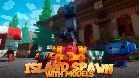 Island Spawn with Models Minecraft Map