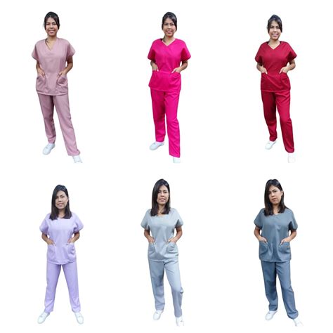 Pijama Cir Rgico Hospitalar Scrub Oxford Tons Coloridos Elo