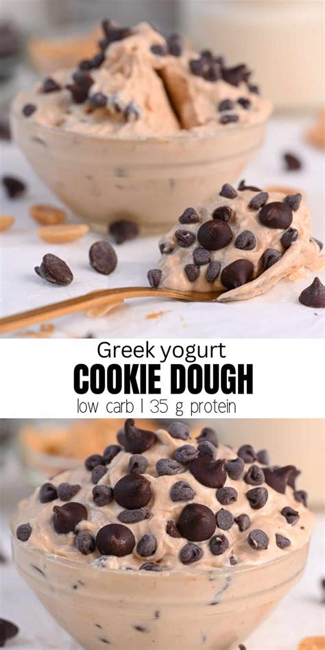 Protein Greek Yogurt Cookie Dough Low Carb