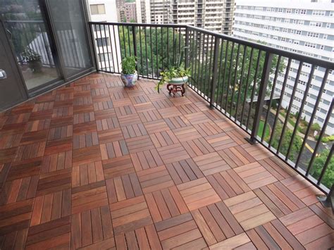 Showcase Ipe Wood Deck Tiles - Coverdeck Systems