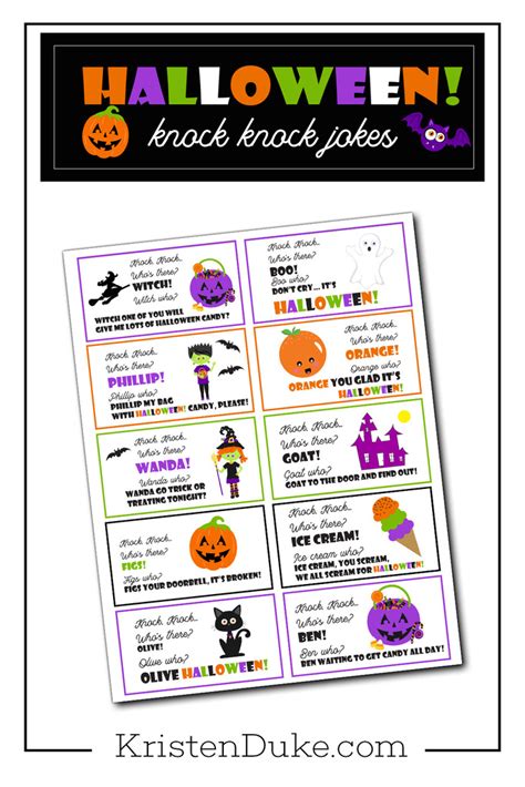 Halloween Knock Knock Jokes | Jokes for kids from Kristen Duke