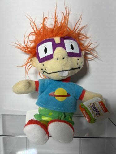 Rugrats Nickelodeon Chuckie Finster Plush Doll Toy 8 Inch Nwt 4685669434