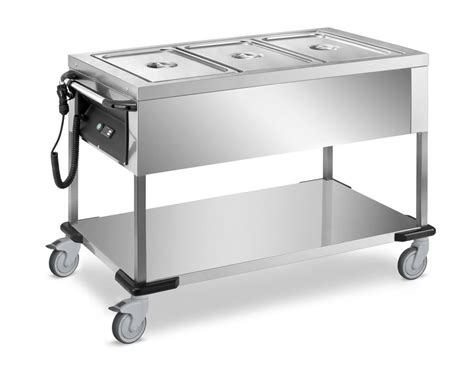 Bain Marie Wagen PROFI Mit Trockenheizung 2x GN 1 1 Online Shop GASTRO HERO