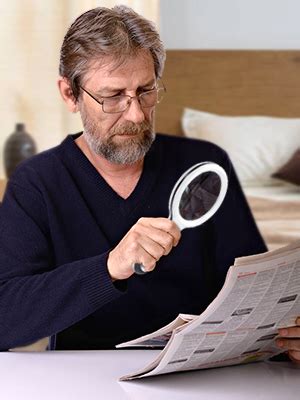 Mojino X Lighted Handheld Reading Magnifier With Led Lights