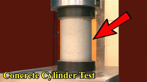 Concrete Cylinder Test Ll How To Crush Concrete Cylinder Youtube