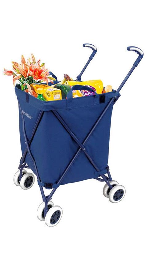 Versacart Transit Original Folding Shopping And Utility Cart Water