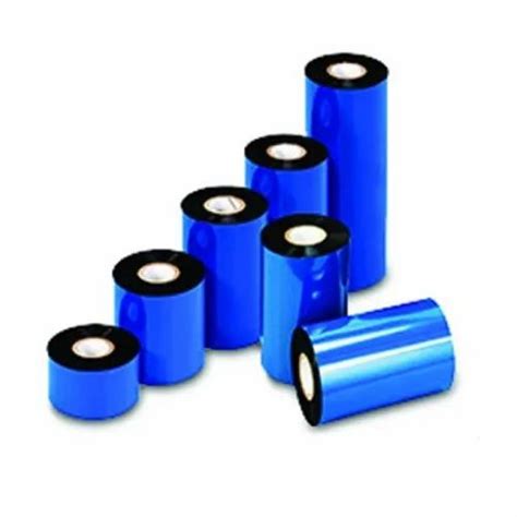 Blue Resin Barcode Ribbon Size 10x10mm Packaging Type Roll At Rs 35