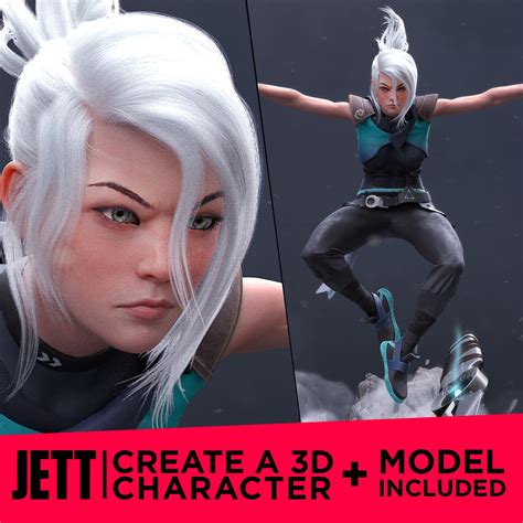 Artstation Jett Create A 3d Character Tutorials