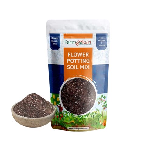 Farmgokart Flower Potting Mix 2 Kg Ready To Use For Organic