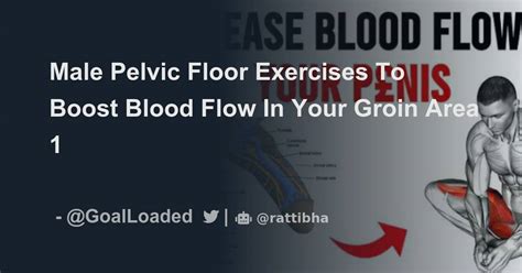 Male Pelvic Floor Exercises To Boost Blood Flow In Your Groin Area