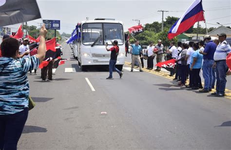 Buses rusos recorren Chinandega y León