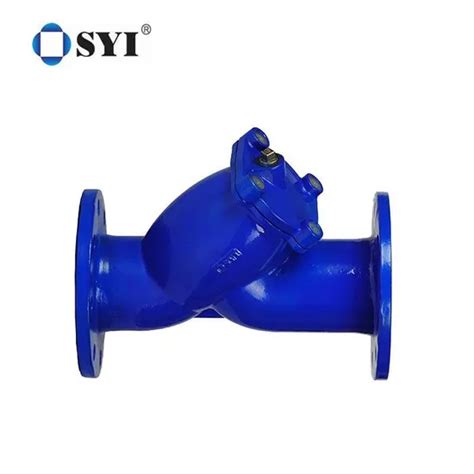 Syi Ductile Cast Iron Y Type Filter Valve Y Type Flange Water Strainer