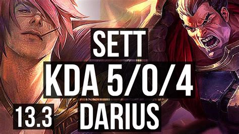 SETT Vs DARIUS TOP 5 0 4 1700 Games 2 0M Mastery KR Diamond