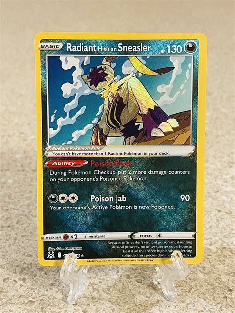 Pokémon TCG Lost Origin Radiant Hisuian Sneasler 123 196 Ultra Rare eBay