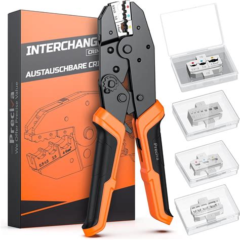 Preciva Crimping Pliers Ratcheting Wire Crimper Tool Set For Heat