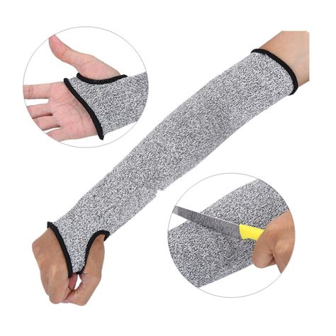 Walfront Anti Cut Sleeve Cut Resistant Glove Slash Resistant Safety