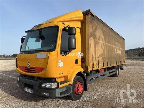 Buy Renault Midlum Dxi X Camion A Rideaux Coulissants Tilt Truck