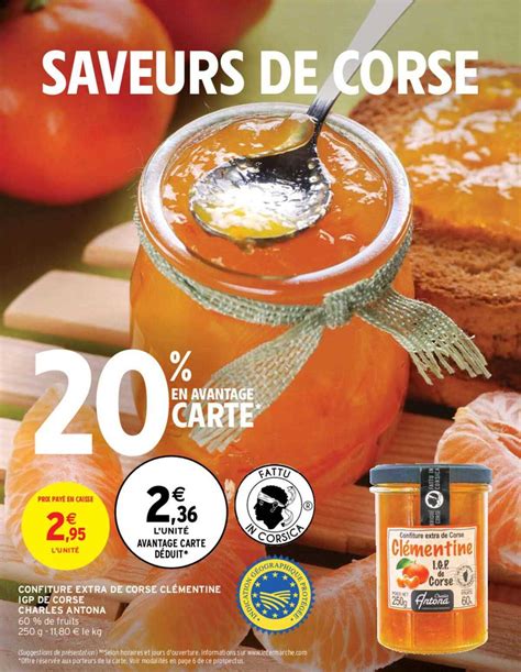 Promo Confiture Extra De Corse Clémentine Igp De Corse Charles Antona