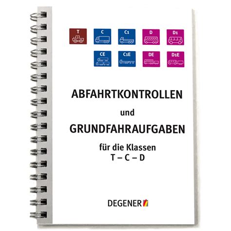 Kontrollk Rtchen Heft Klasse C D Und T Im Pocket Format Mobil Verlag