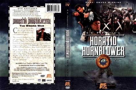 HORATIO HORNBLOWER THE WRONG WAR 1998 DVD COVER LABEL DVDcover