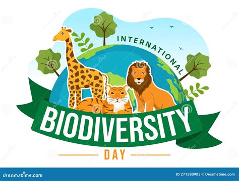 D A Mundial De La Biodiversidad El De Mayo Ilustraci N Con