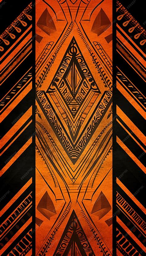 Premium AI Image | African Ethnic pattern