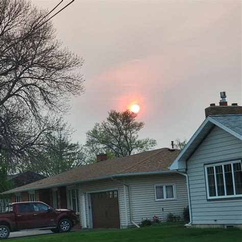 Smoky Red Sunset SkySpy Photos Images Video