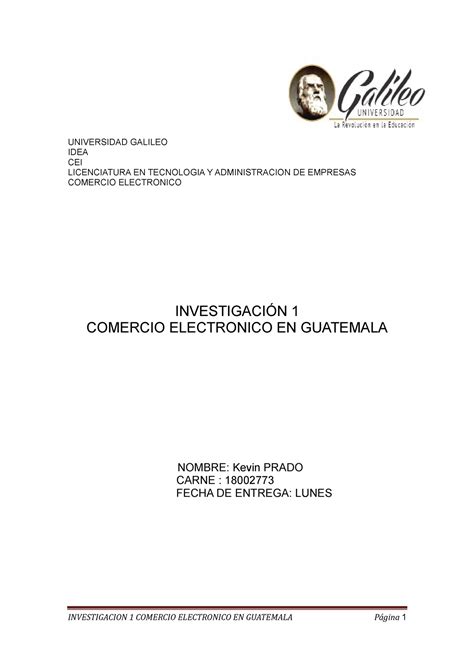 Investigacion Comercio Electronico En Guatemala