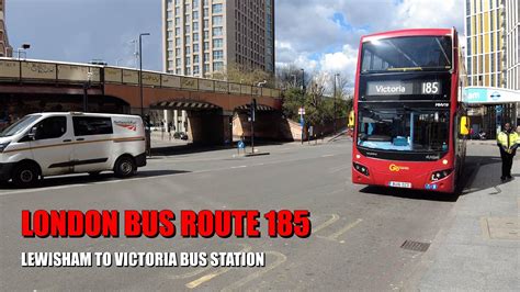 London Bus Ride Route 185 Full Journey From Lewisham To Victoria Bus