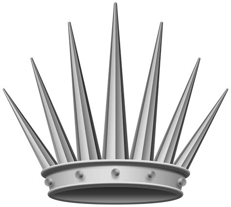 Silver Crown Transparent PNG Clip Art Image | Gallery Yopriceville ...