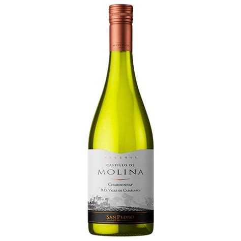 Vino Castillo De Molina Gran Reserva Chardonnay 750 Ml Licor 3B