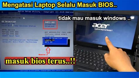 Cara Mengatasi Laptop Tidak Bisa Masuk Windows Tapi Langsung Masuk BIOS