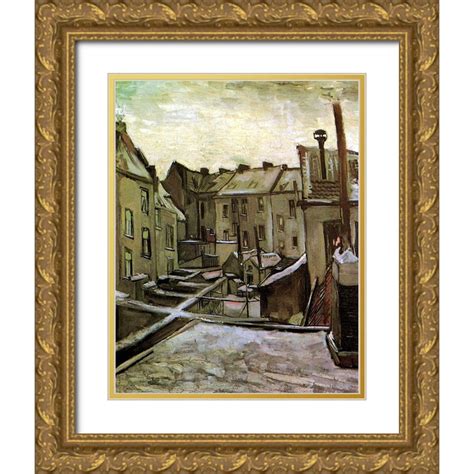 Van Gogh Vincent X Gold Ornate Wood Framed With Double Matting