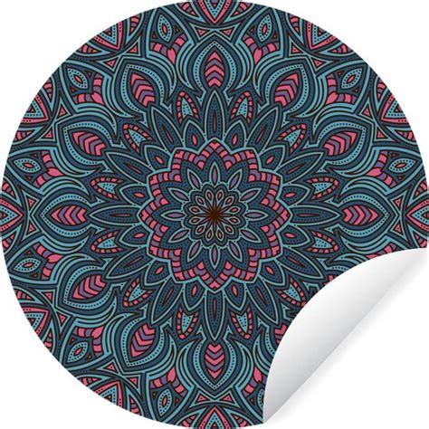 WallCircle Muurstickers Behangcirkel Mandala Met Natuurvormen