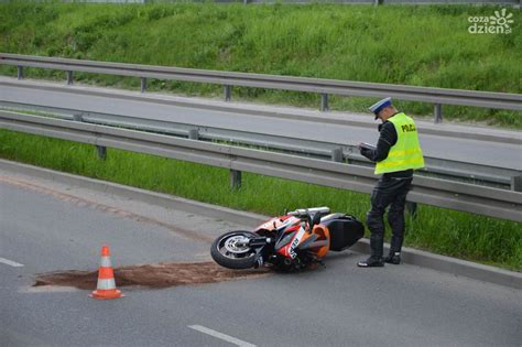 Wypadek Motocyklisty Na Obwodnicy Po Udniowej