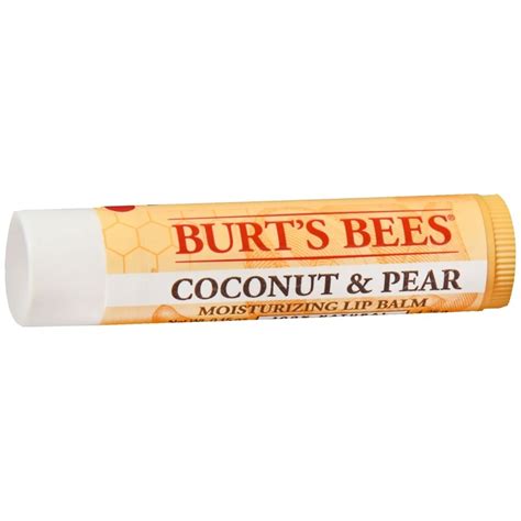 Burts Bees Moisturizing Lip Balm Coconut Pear 0 15 OZ Medcare