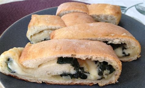 Spinach And Cheese Stuffed Bread Inspired By “kick Up The Spices” Kellie S Belly