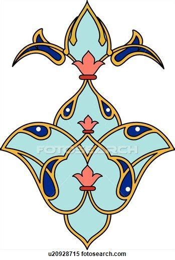 Arabesque Designs Page Stock Illustration Clip Art Buy Royalty