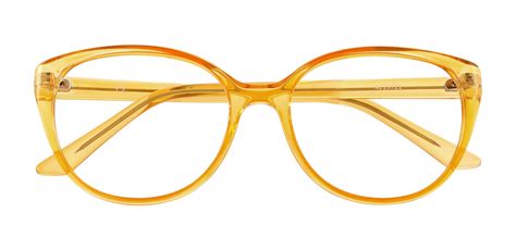 Polly Oval Prescription Glasses - Yellow | Women's Eyeglasses | Payne Glasses