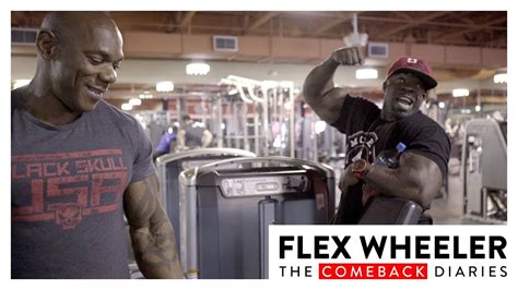 Flex Wheeler Training Legs With Kali Muscle 8 Weeks Out From Olympia