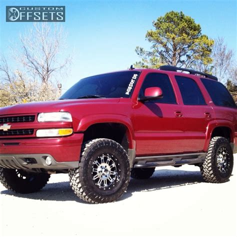 Wheel Offset 2006 Chevrolet Tahoe Aggressive 1 Outside Fender Leveling