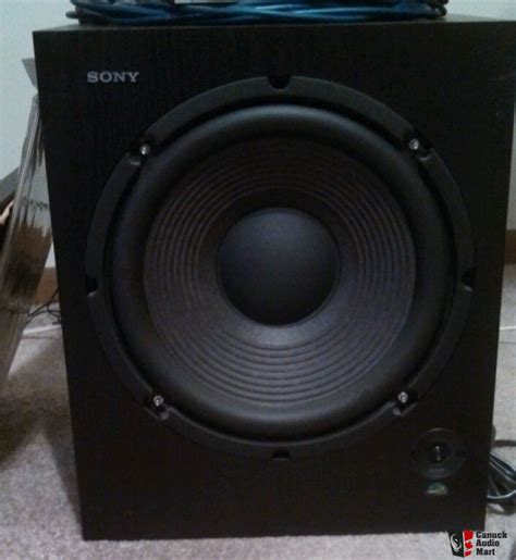 Sony Sa Wm Watt Active Subwoofer Photo Us Audio Mart