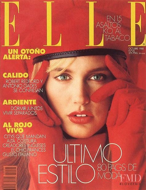 Ashley Richardson For Elle Spain October 1988 Top Models Chicas