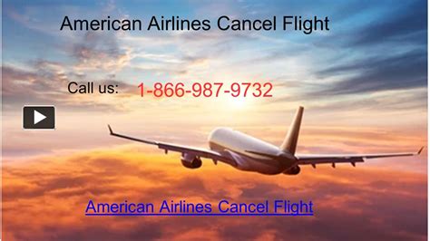 PPT American Airlines Cancel Flight PowerPoint Presentation Free To